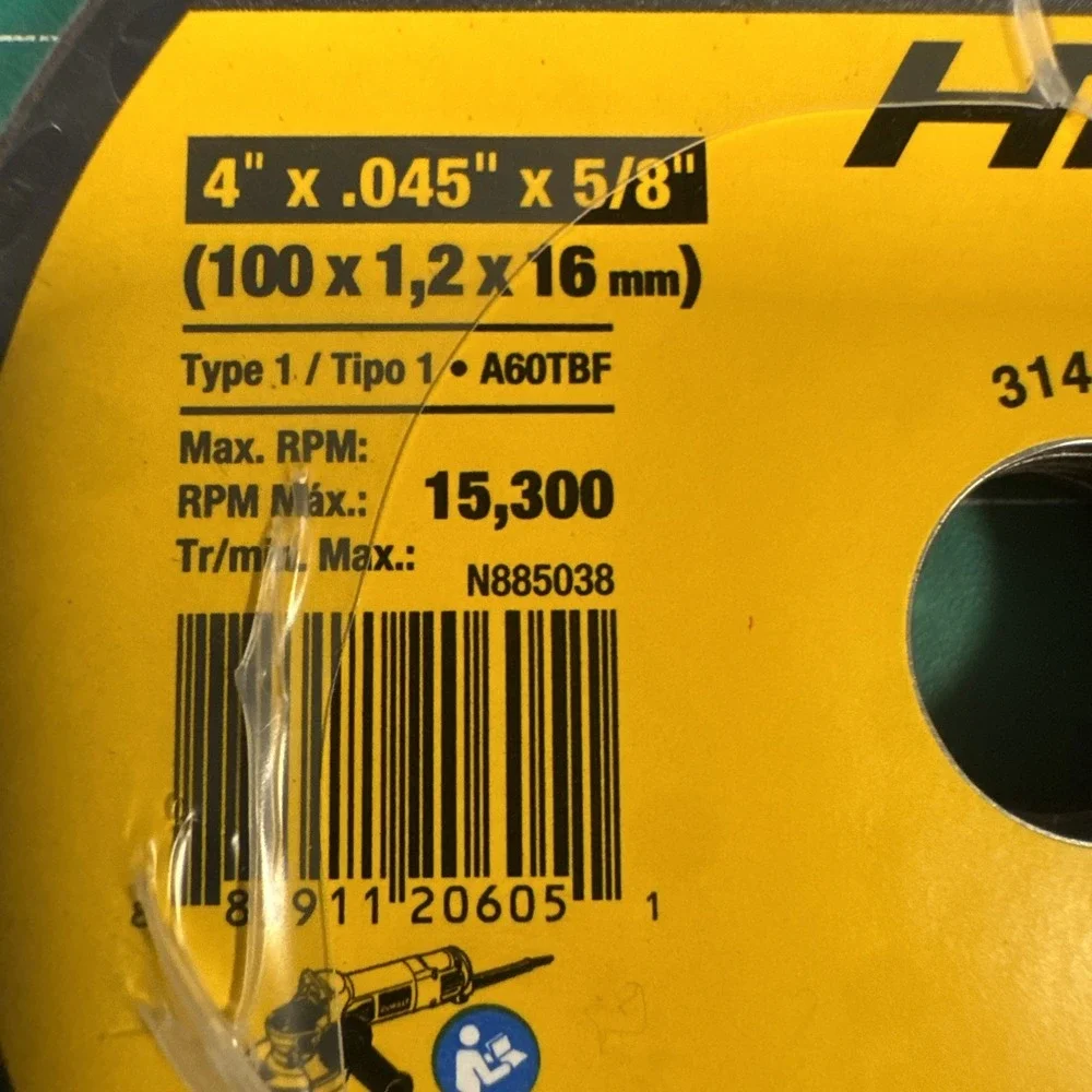 DeWalt Metal Cut-Off Wheels DW8061B5 4
